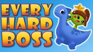 ALL HARD Mode Bosses in Boddle!!! Queen Jill! Litter Larry! Meaty Mo!