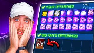 Trading in Rocket League but I have to accept everyone's FIRST OFFER... *GONE WRONG*