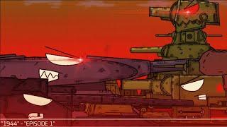 - "TANKTOONS MINISERIES" - "1944" - "EPISODE 1" - "THE FIRST KV-44 PROTOTYPE" -