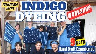 Natural Indigo Dyeing Workshop in Tokushima-  Japan Craft Tour  #japanesecraft