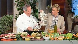 Wolfgang Puck Cooks Eggplant with Ellen