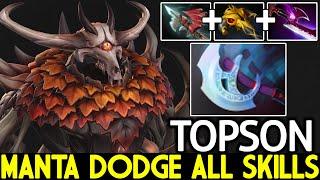 TOPSON [Shadow Fiend] First Item Manta Dodge All Skills Dota 2