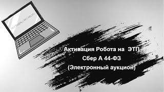 Активация Робота на ЭТП Сбер А ФЗ-44 (Электронный аукцион)