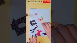 How to decorate Home science notebook / Home science notebook cover decoration idea