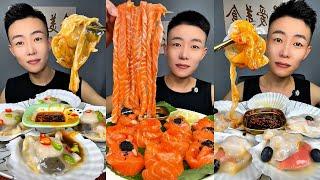  ASMR Seafood Mukbang | Eating Raw Spicy Shellfish Feast | Ultimate Fresh Seafood Platter