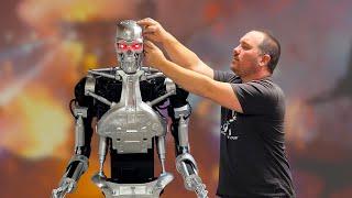 Building a REAL T-800 Terminator from a Humanoid Robot!