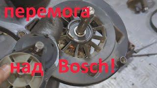 Газонокосилка Bosch Rotak как снять шкив и заменить подшипники?