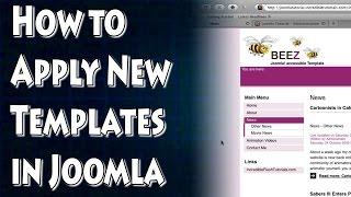 Joomla Tutorial: Working With Templates