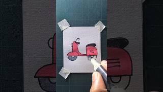 easy scooty drawing
