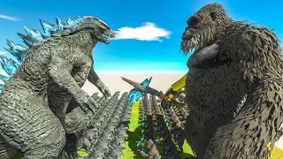 Growing Godzilla 2014 VS Kong Gauntlet Comparison | Undefeated King?