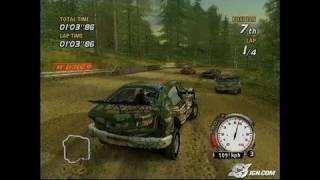 FlatOut PlayStation 2 Gameplay - Open Run