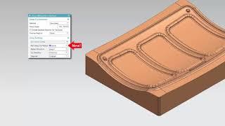 Spiral Cut Pattern in Area Milling Drive Method in NX CAM