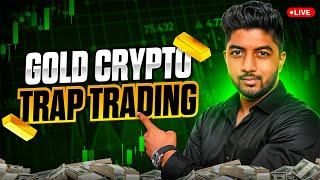 21 Oct | Live Market Analysis for Gold and Crypto | Trap Trading Live