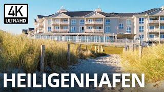 Heiligenhafen Morning Walk: Yachthafen, Seebrücke, Bretterbude, Beach Motel Heiligenhafen