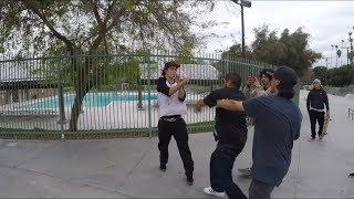 SKATE PARK FIGHT!!