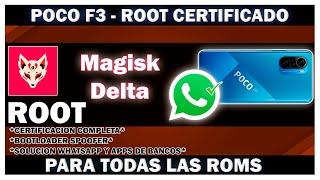 Poco F3 - Root FULL CERTIFICADO ! FUNCIONA WHASTAPP , APPS DE BANCOS Y TODO !