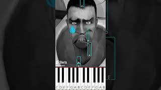 Skibidi Toilet  Different Moods (@musicoscinicos) - Octave Piano Tutorial