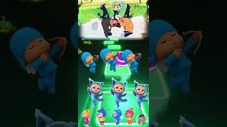 Sheriff Labrador coffin dance vs Tiles Hop Edm Rush Geme 