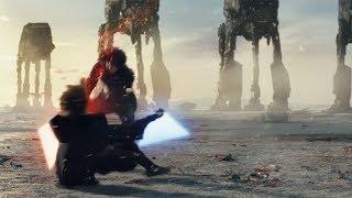 ルーク対カイロ・レン、手に汗握る戦闘シーン／映画『スター・ウォーズ／最後のジェダイ』本編映像
