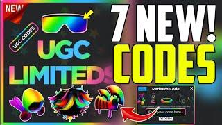 *NEW* ALL WORKING CODES FOR UGC LIMITED IN 2024! ROBLOX UGC LIMITED CODES