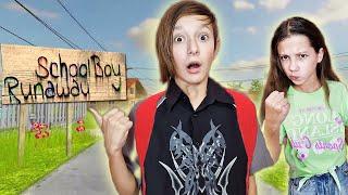 SCHOOLBOY in real life! Strict Mom and Sister - SKUF vs Tima!