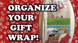BUDGET WRAPPING PAPER ORGANIZATION!