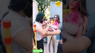 Sherlyn Chopra oops #shortvideo #shorts #bollywoodholi #holi2024