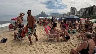 Leblon Beach Adventure: 4K Tour of Rio's Hottest Beaches 2024 