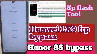 Huawei y5 2019 frp bypass sp flash tool||Honor 8s frp bypass