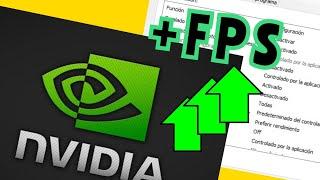 MEJOR CONFIGURACIÓN del PANEL DE CONTROL NVIDIA + FPS