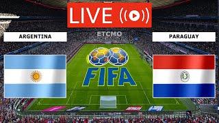 ARGENTINA VS PARAGUAY LIVE STREAM FULL MATCH | FIFA WORLD CUP QUALIFIER CONMEBOL LIVE TODAY MATCH