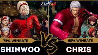 KOF XV⭐SHINWOO (Billy/O.Yashiro/Ash) vs CHRIS (O.Chris/O.Yashiro/Iori)⭐Ranked Match - 03/25