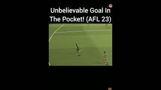 Unbelievable Goal Tight In The Pocket! (AFL 23) #shorts #afl23 #afl
