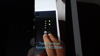 Toner Error on Kyocera P2235dn sk231220211138