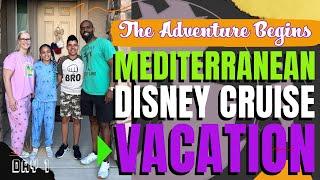 ALL PACKED AND READY TO BEGIN OUR MEDITERRANEAN DISNEY CRUISE