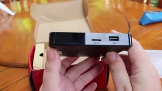 MINI M8S II Amlogic S905X Android 6 0 TV Box Unboxing