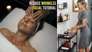 Anti Wrinkle Facial Massage Treatment for Visible results (Full tutorial)