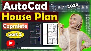 How to make floor plan | Simple house plan in Autocad | autocad tutorial | autocad | #2