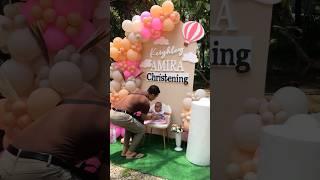 Keam Keam’s Christening Reception  #youtubeshorts #baptism #staycation #food #travel #manigirl