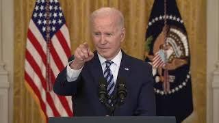 President Joe Biden national address after Russia invades Ukraine