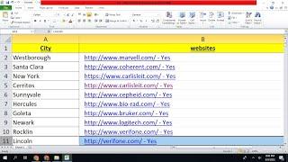 How to Open Multiple URLs in one click | EXCEL Hack to Open Multiple Website at Once!