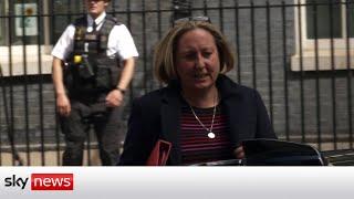 Ministers dodge partygate questions leaving Downing Street
