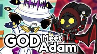 If God meet Sinner Adam || Hazbin Hotel Gacha Animation ||