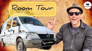 Roomtour Mercedes Sprinter 903 - THE perfect nomad touring vehicle for everyday use.