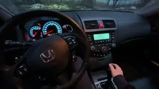 Память руля и опускание зеркала на задней Honda Accord 7