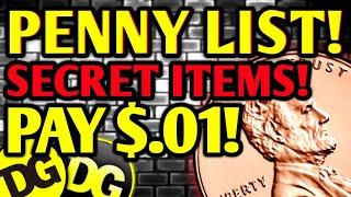 SECRET HIDDEN ITEMS! NEW PENNY LIST! PENNY LIST FOR PENNY SHOPPING AT DOLLAR GENERAL 6/24