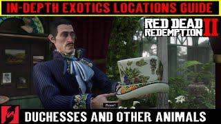 Red Dead Redemption 2 All Exotics Locations Guide - Duchesses and other Animals