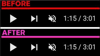 Youtube CHANGED the Progress Bar to Pink!