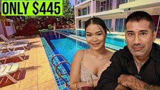 Rent Large Apartment For $445 In Pattaya Thailand