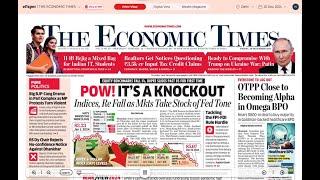 20 December 2024 | The Economic Times Newspaper | Daily Finance & Business News Analysis